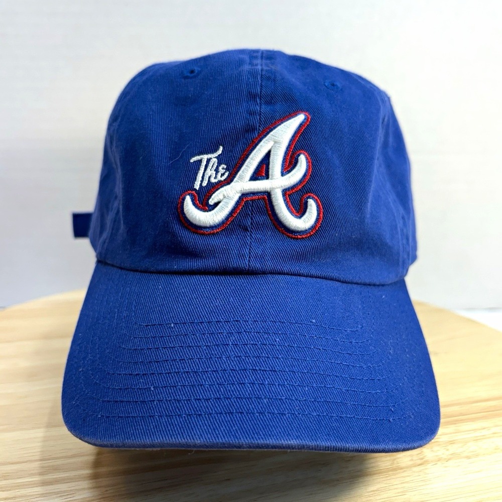 '47 Atlanta Braves "The A" MLB Blue Adjustable Cap Hat One Size NWOT